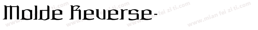 Molde Reverse字体转换